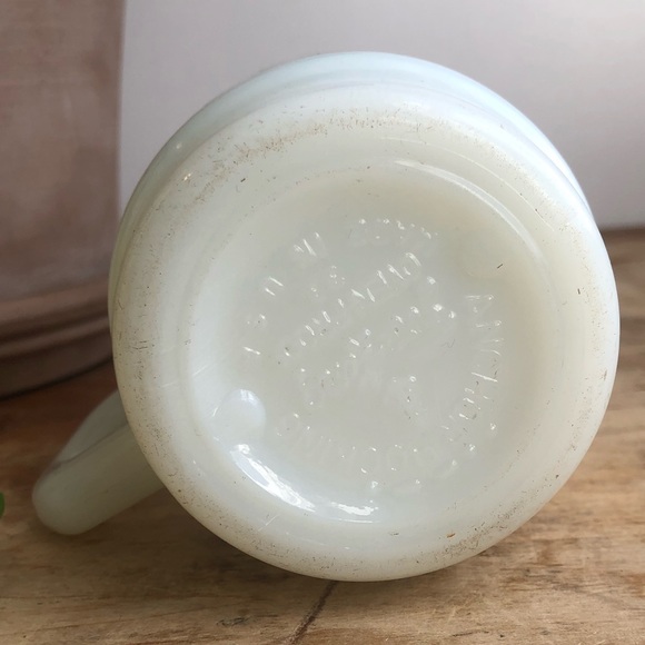 Vintage Fire King the CB'er Trucker Slang Milk Glass Coffee Mug - Picture 7 of 8